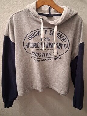 Louisville Slugger Womens Boxy Fit Hoodie Medium